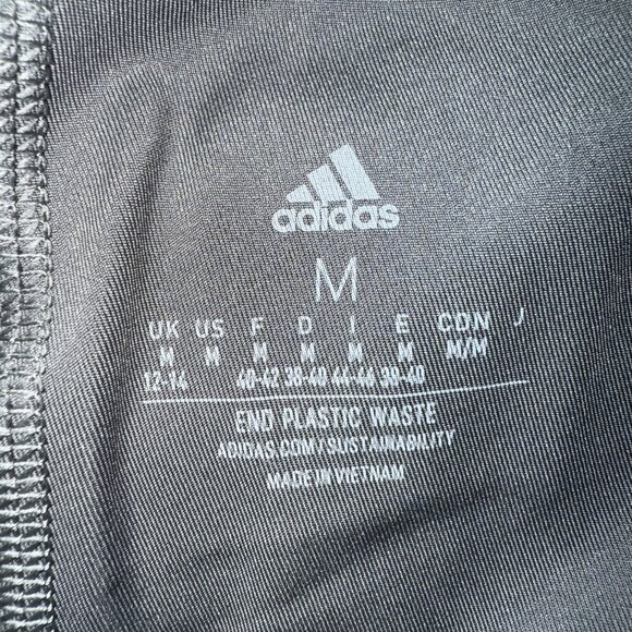 Women's ADIDAS Thebe Magugu Bike Shorts Black Gray SIZE Medium - Picture 2 of 9